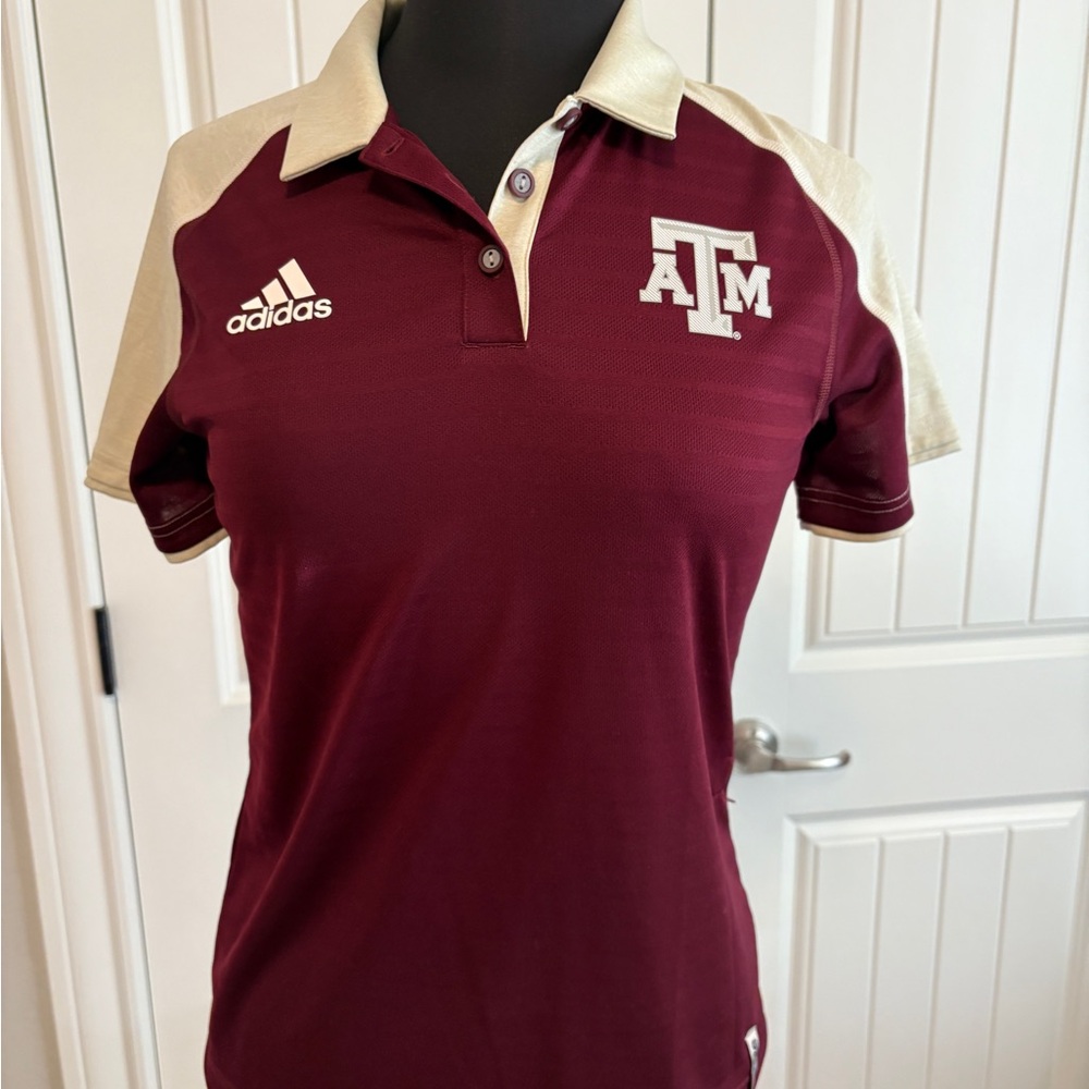 Adidas Texas A&M Maroon Polo Shirt